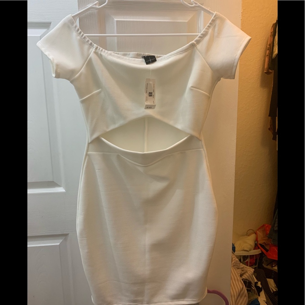White Off Shoulder Dress
